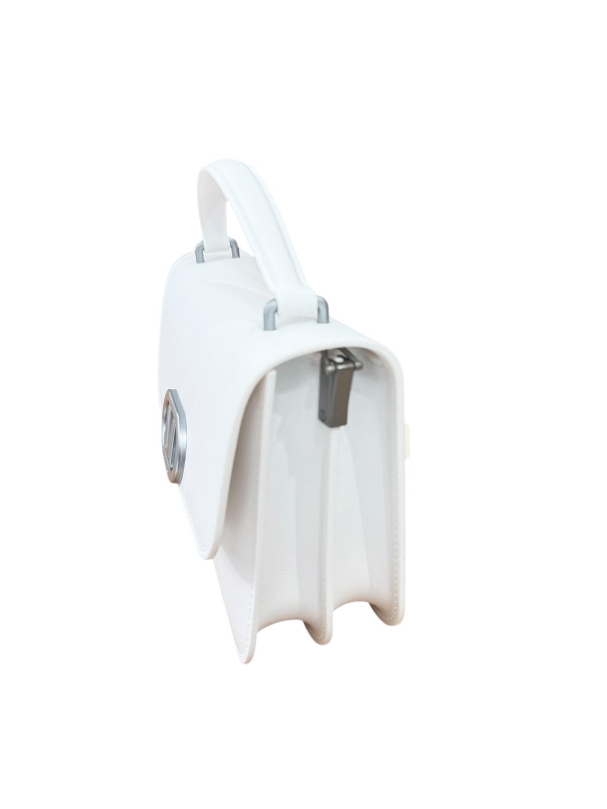 Marc ellis Borsa a Mano Flat Ear Milk/Steel