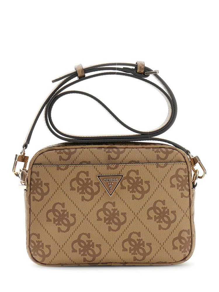 Guess Borsa a Tracolla Meridian Logata Beige