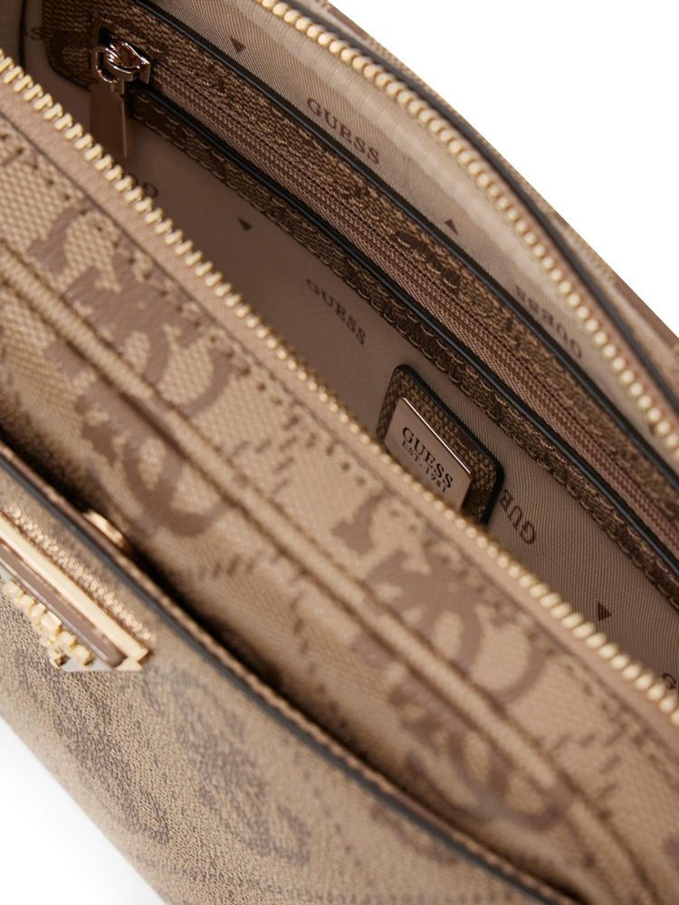 Guess Borsa a Tracolla Meridian Logata Beige