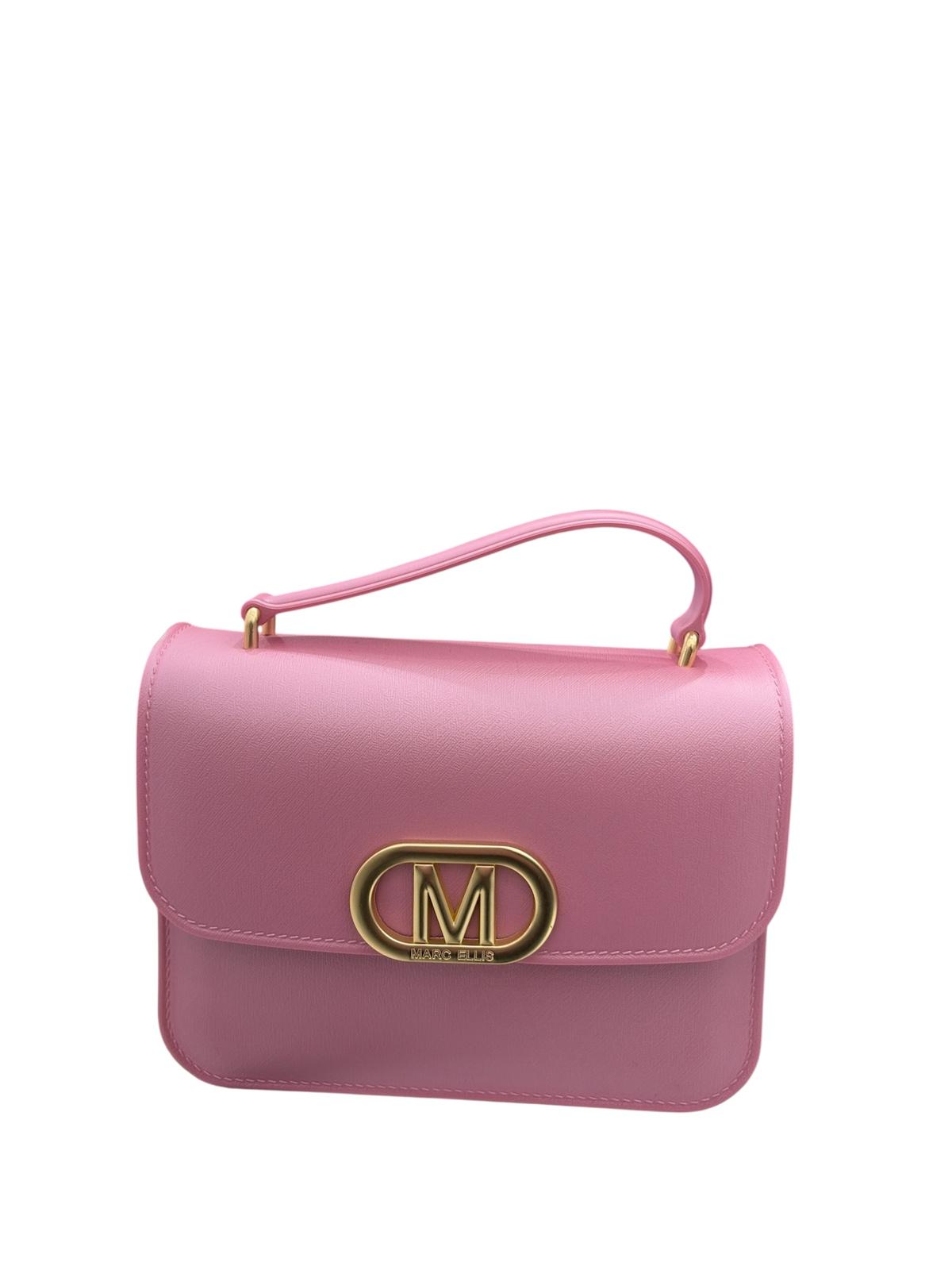 Marc ellis Borsa a Mano Flat Ear Cashmere Rose/Matt Gold