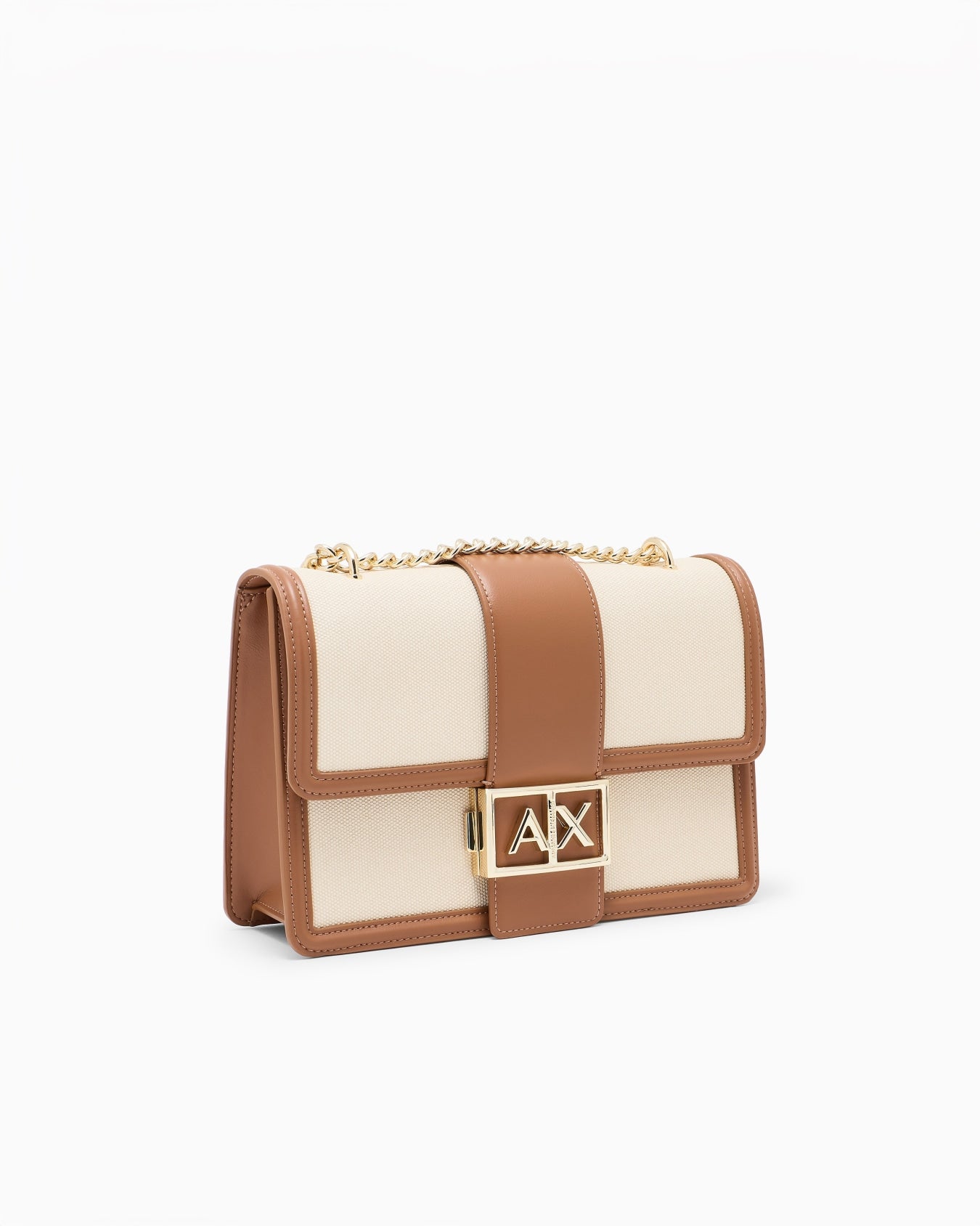 Armani Exchange Borsa A Spalla Natural/Cuoio XW000070