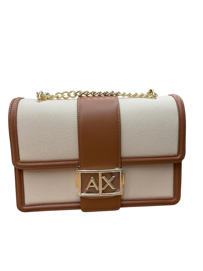 Armani Exchange Borsa A Spalla Natural/Cuoio XW000070