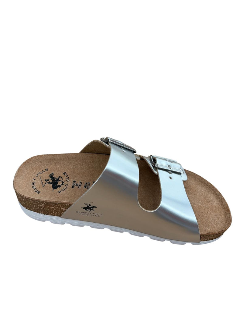 Beverly Hills Polo Club Ciabatta Bassa Berry 012 Silver