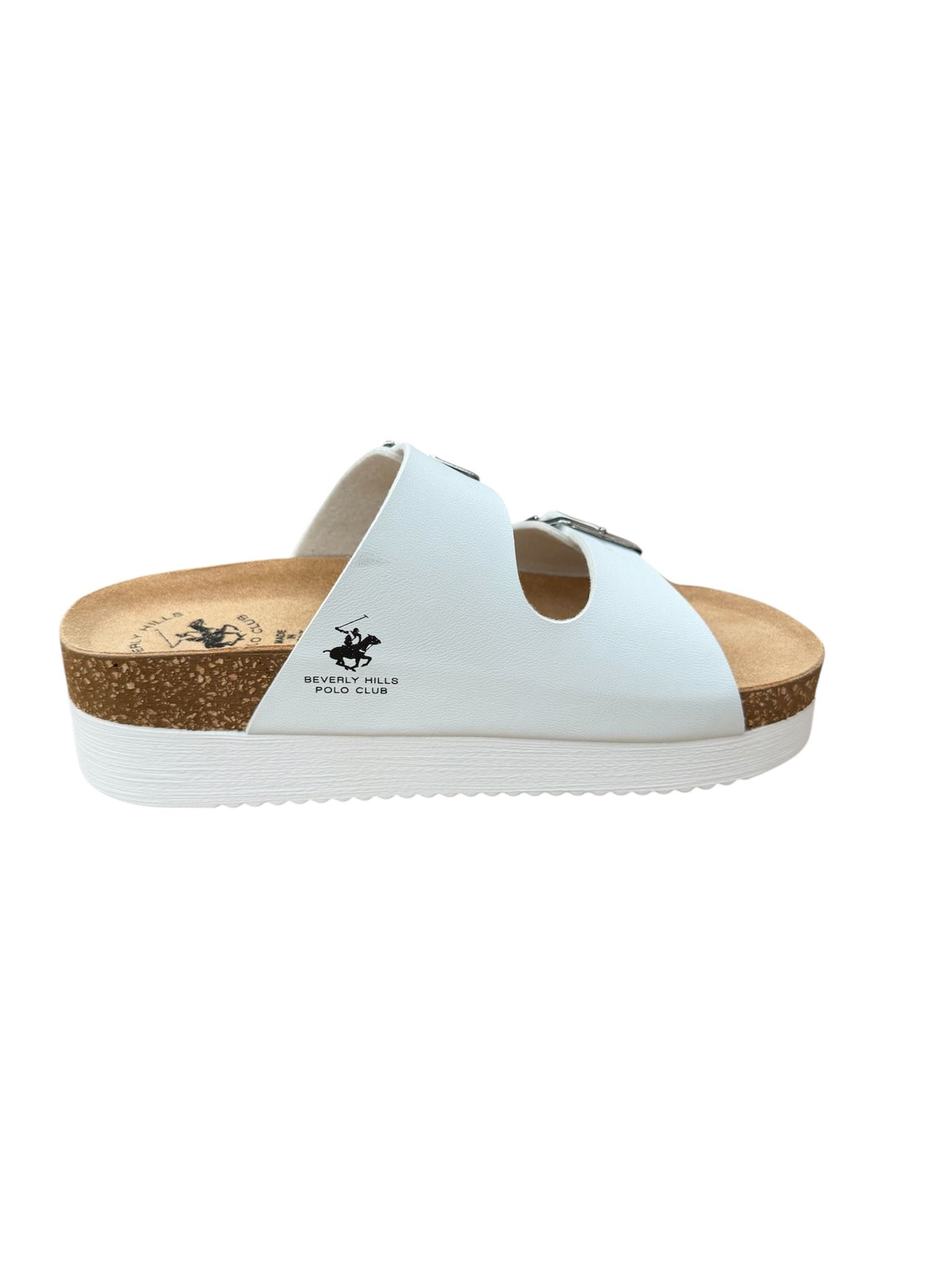 Beverly Hills Polo Club Ciabatta Alta Cristal 501 White