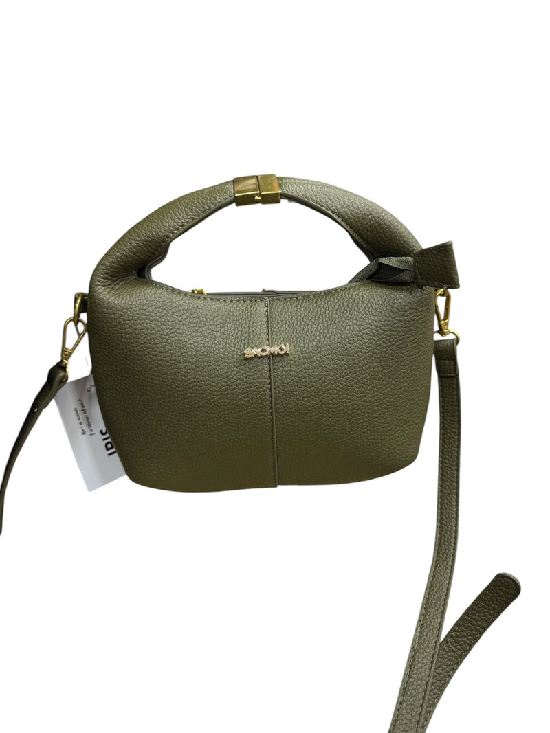 Sacmoi Borsa a Mano/Tracolla Verde Iris