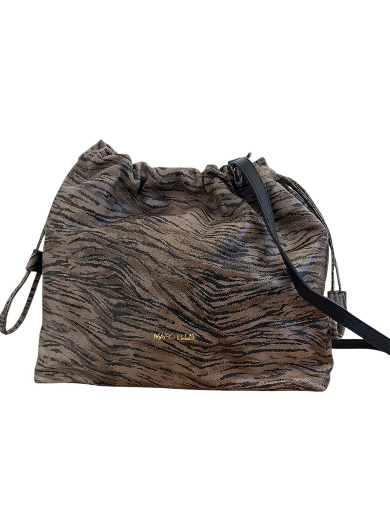 Borsa A Tracolla Zelara ZB Camel Zebra/Gold