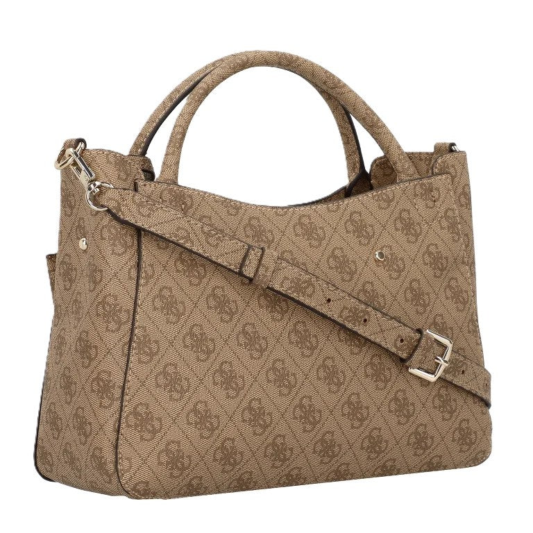 Guess Borsa a Mano Brenton Logata Beige