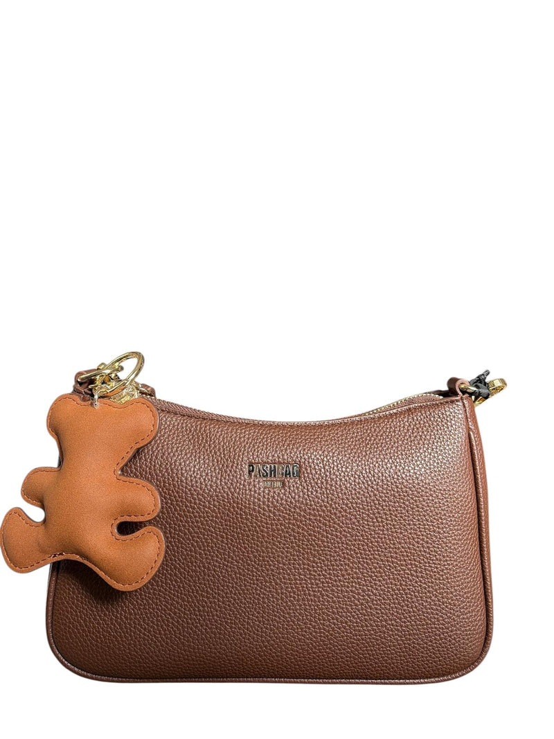 PASHBAG BORSA A TRACOLLA LIKE IT MINI ALISSA MARRONE