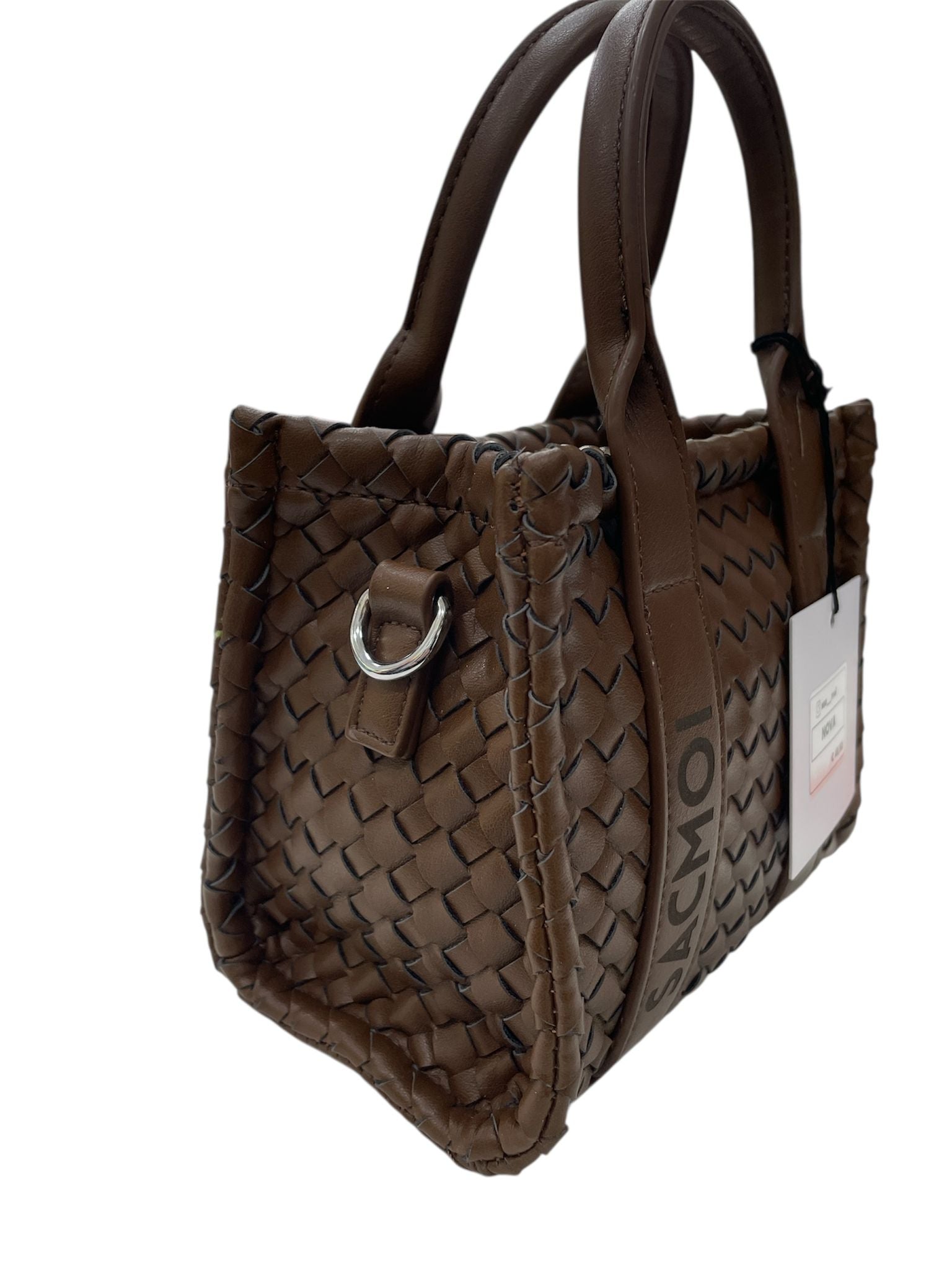 Sacmoi Borsa a Mano/Tracolla Nova Cioccolato