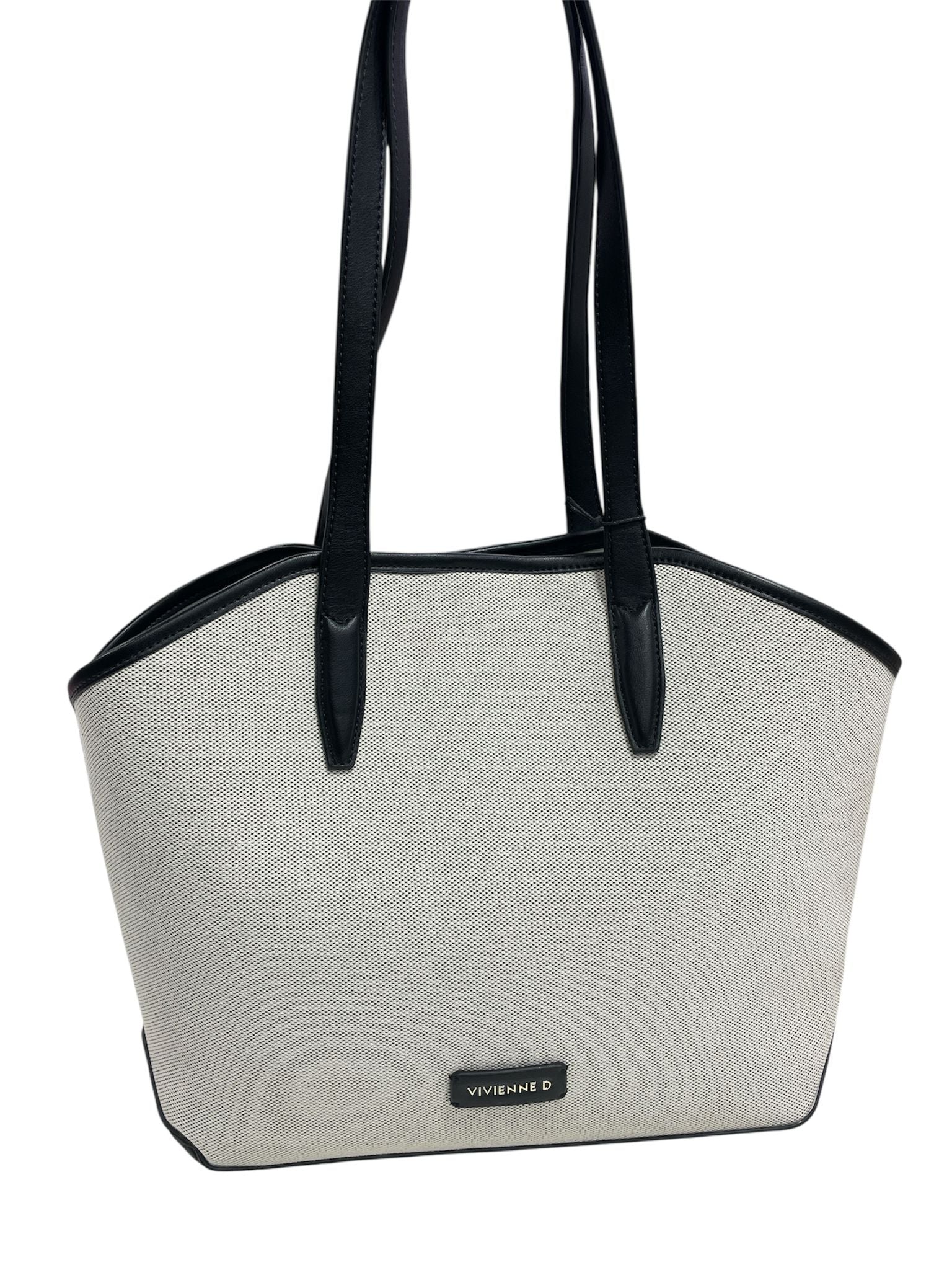 Vivienne D Borsa a Spalla Canvas Nero