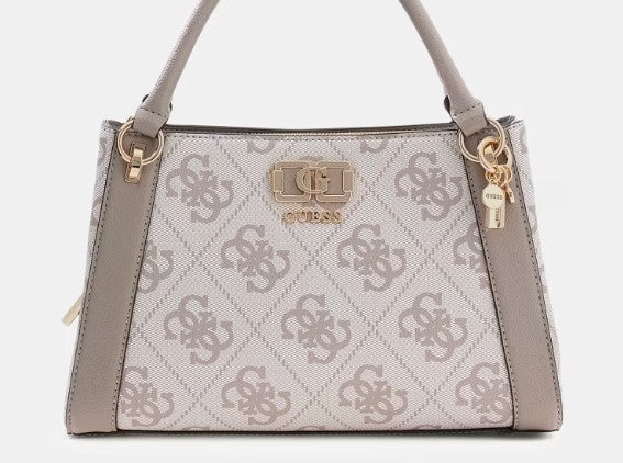 Guess Borsa a mano Logo Karnilla Dark Taupe