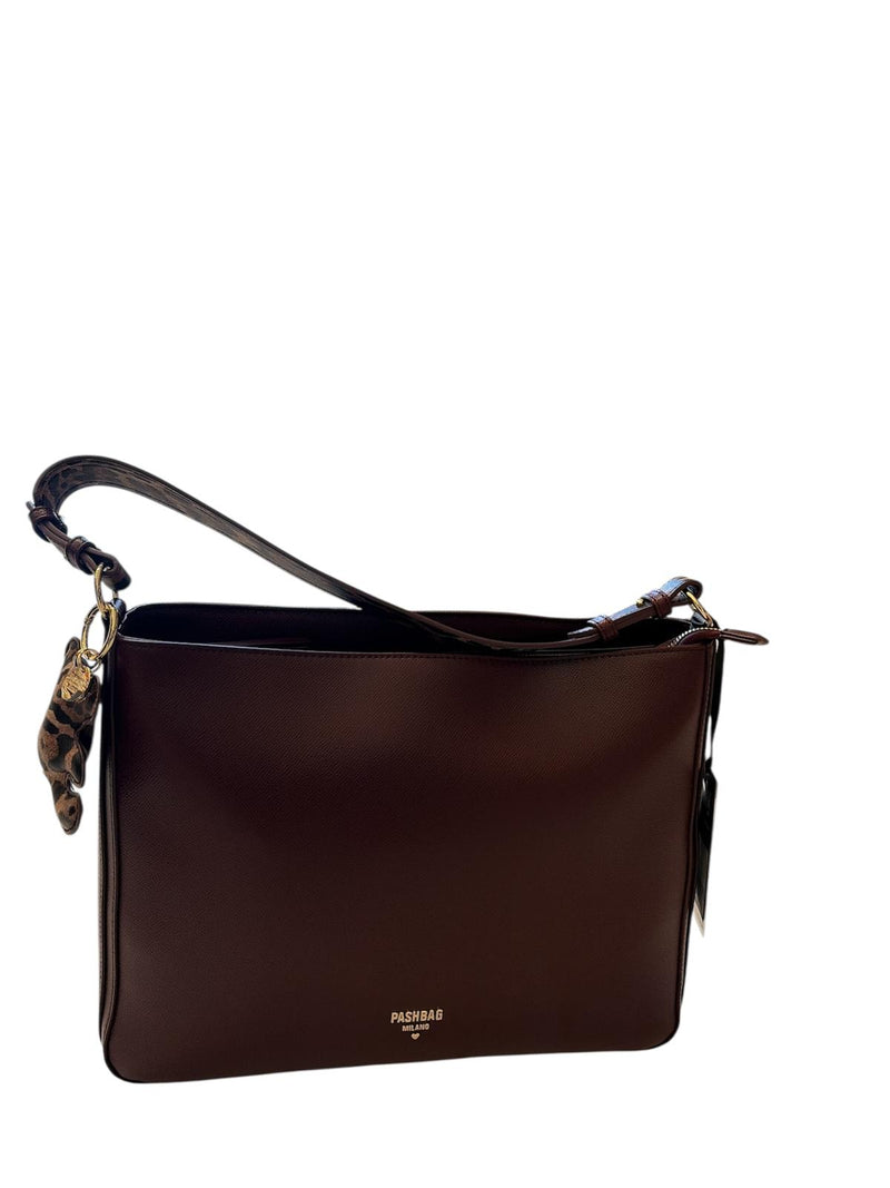 PASHBAG BORSA A SPALLA KENSINGTON - ADA BORDEAUX