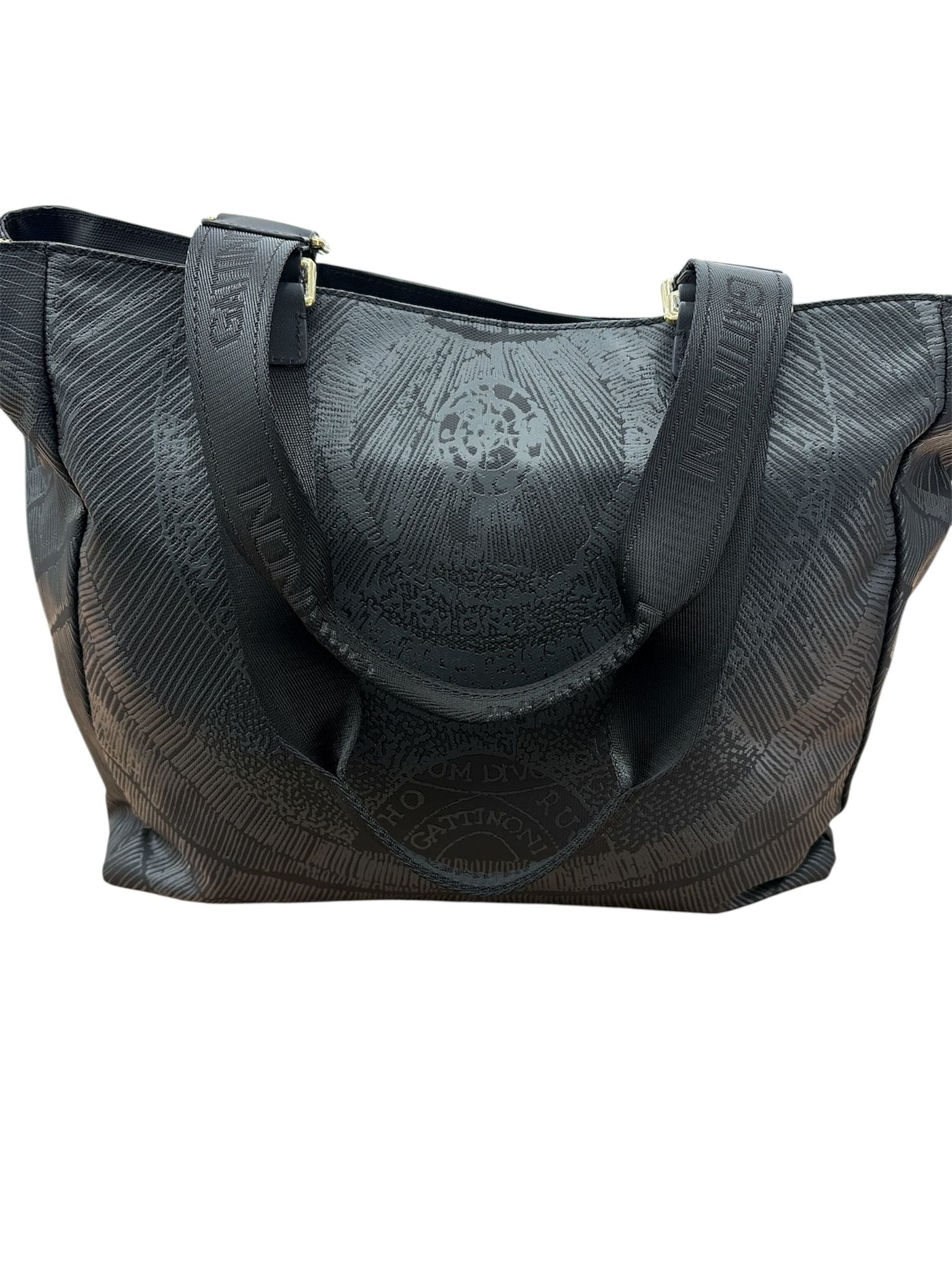 Gattinoni Planetarium Rain L. Shopping Bag Black