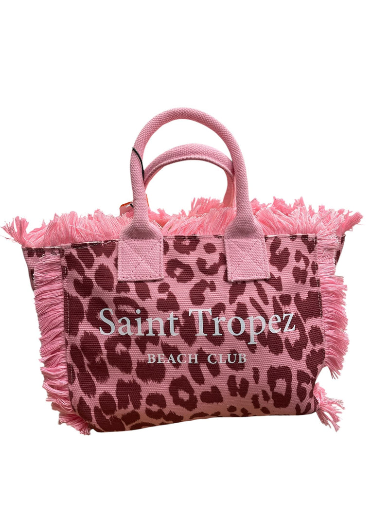 Kuvè Borsa Piccola Mare Rosa Leopard