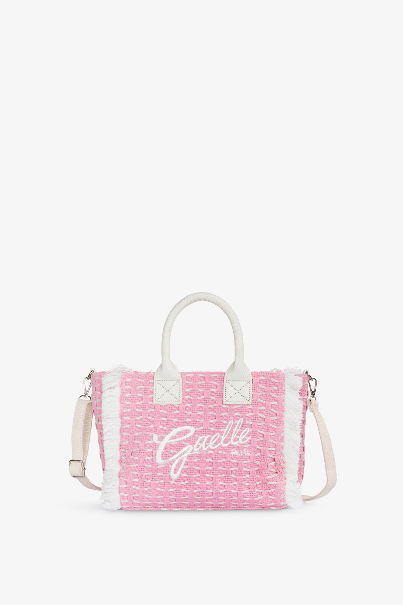 Gaelle Maxi Shopper Ricamo Firma Rosa GAACW03187