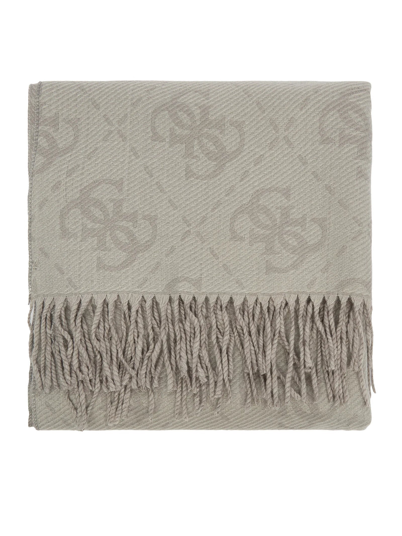 Guess Sciarpa Logata Grigia
