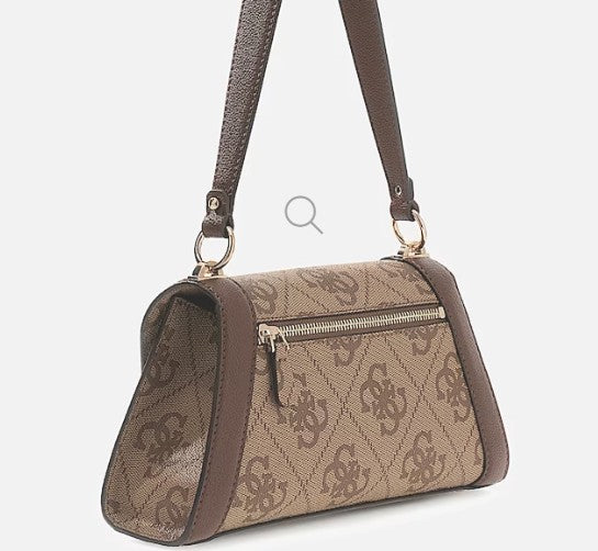 Guess Borsa a spalla Logo Karnilla Latte Logo