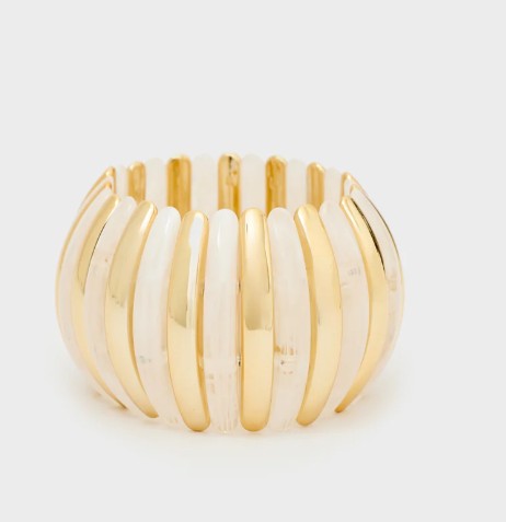 Nali' Bracciale Big In Resina Elastico Bianco EMBR0426