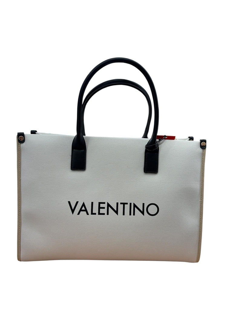 Mario Valentino Borsa A Mano Acantha Ecru/Nera VBS9U304