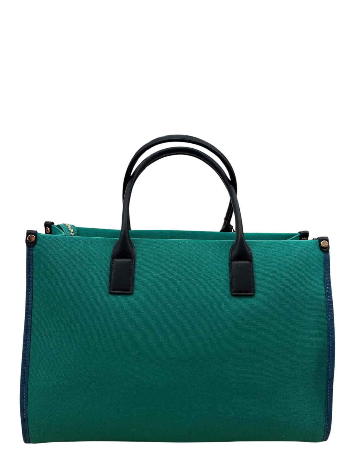 Mario Valentino Borsa A Mano Acantha Verde Smeraldo/Nera VBS9U304