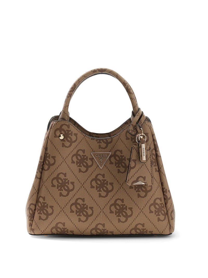 Guess Borsa A Mano Meridian II Latte Logo OS697405