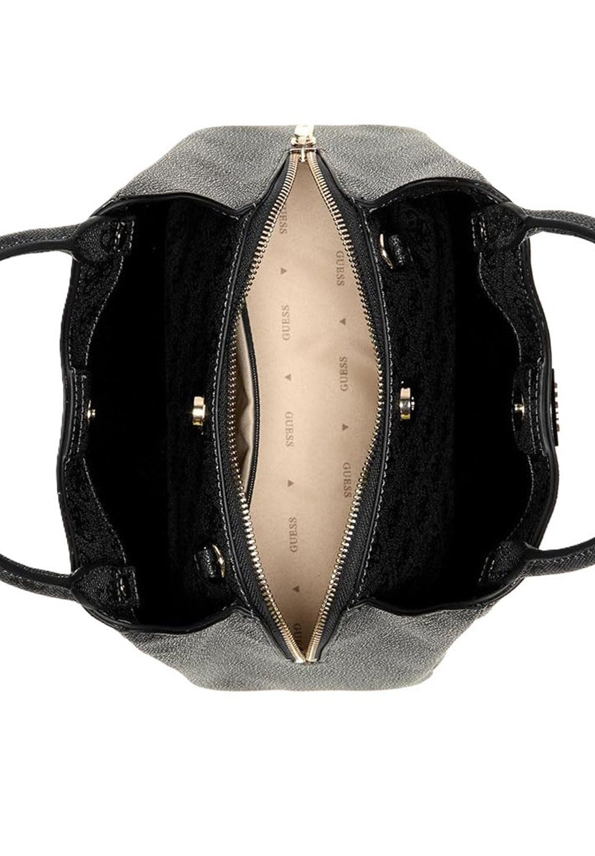 Guess Borsa A Mano Meridian II Black Logo OS697405