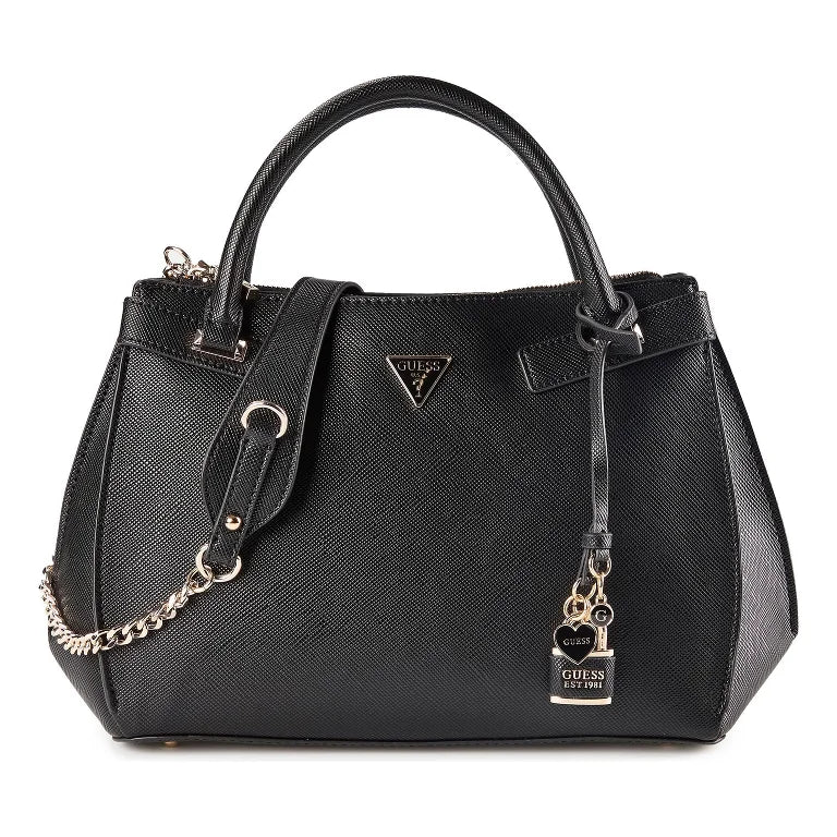 Guess Borsa a mano Serenova Saffiano Nera