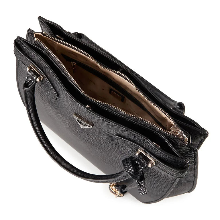 Guess Borsa a mano Serenova Saffiano Nera