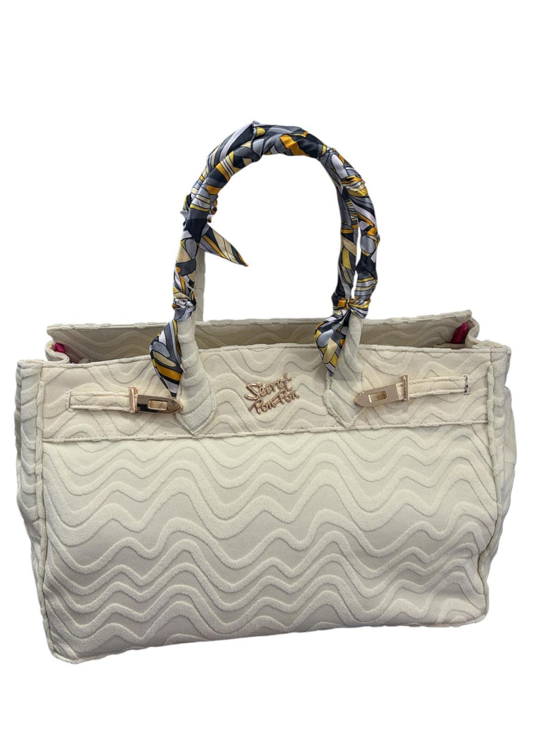 Secret Pon Pon Borsa a Mano Grace Sponge L Beige