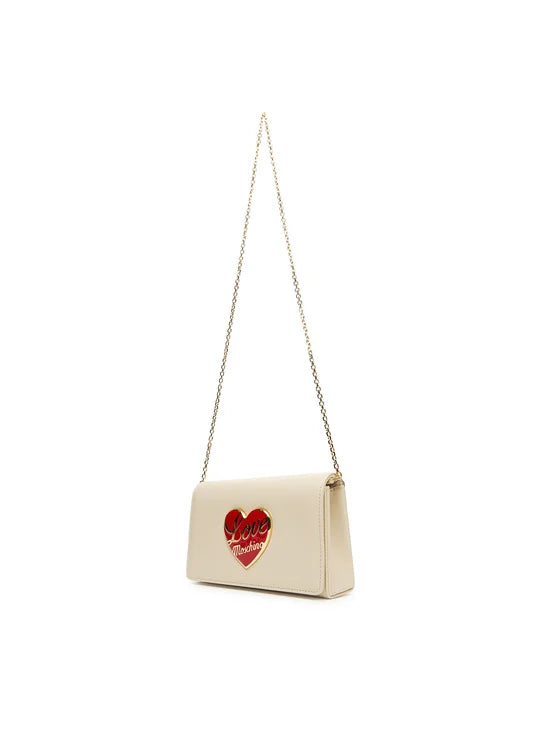 Love Moschino Borsa A Tracolla Avorio