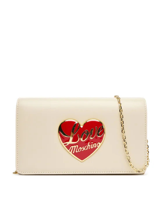 Love Moschino Borsa A Tracolla Avorio