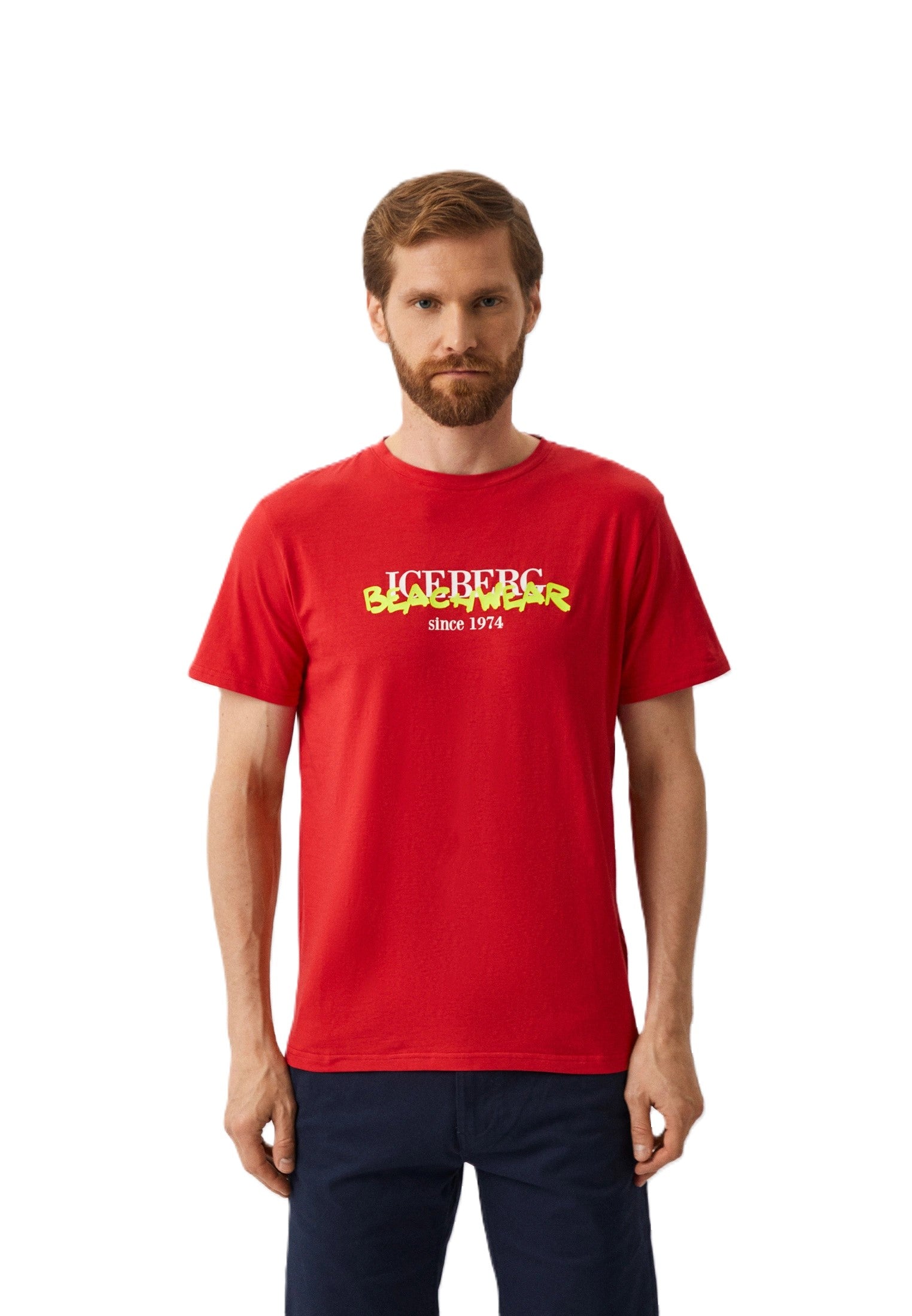 Iceberg T-Shirt Rossa