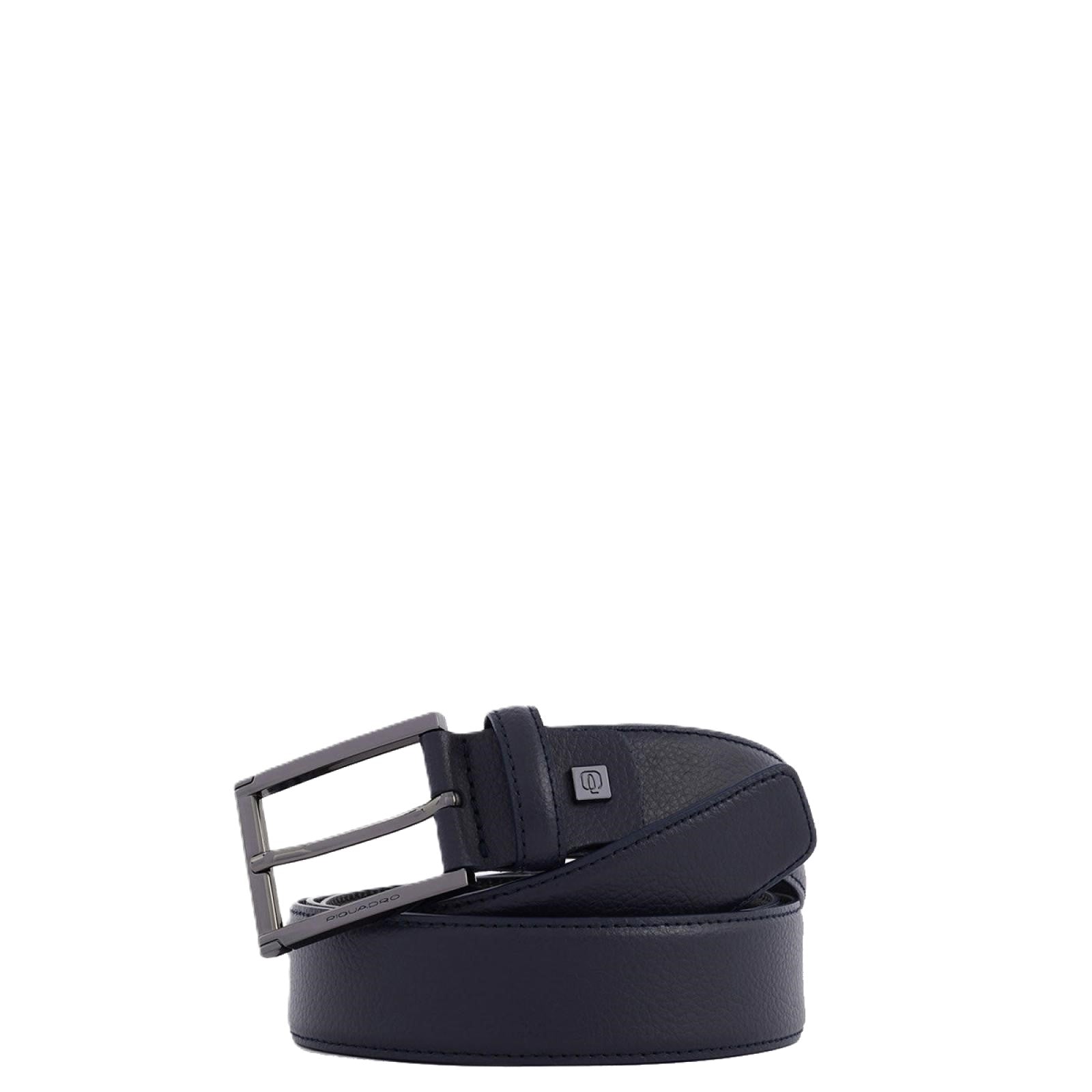 Piquadro Cintura uomo con fibbia ad ardiglione Blu