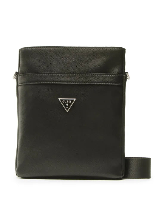 Guess Borsello Certosa Saffiano Smart Nero