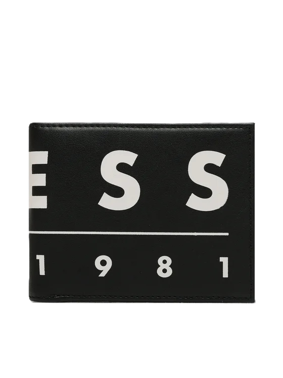 Guess Portafoglio Con Logo Stampato Nero/Bianco