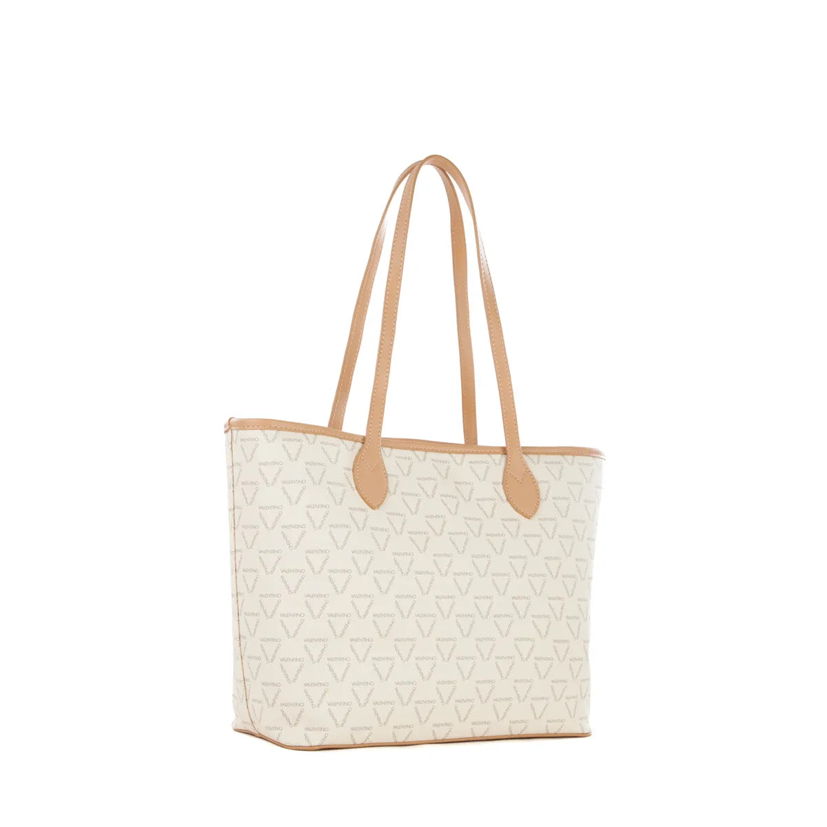 Borsa a Spalla Valentino Modello Liuto Ecru/Multicolor