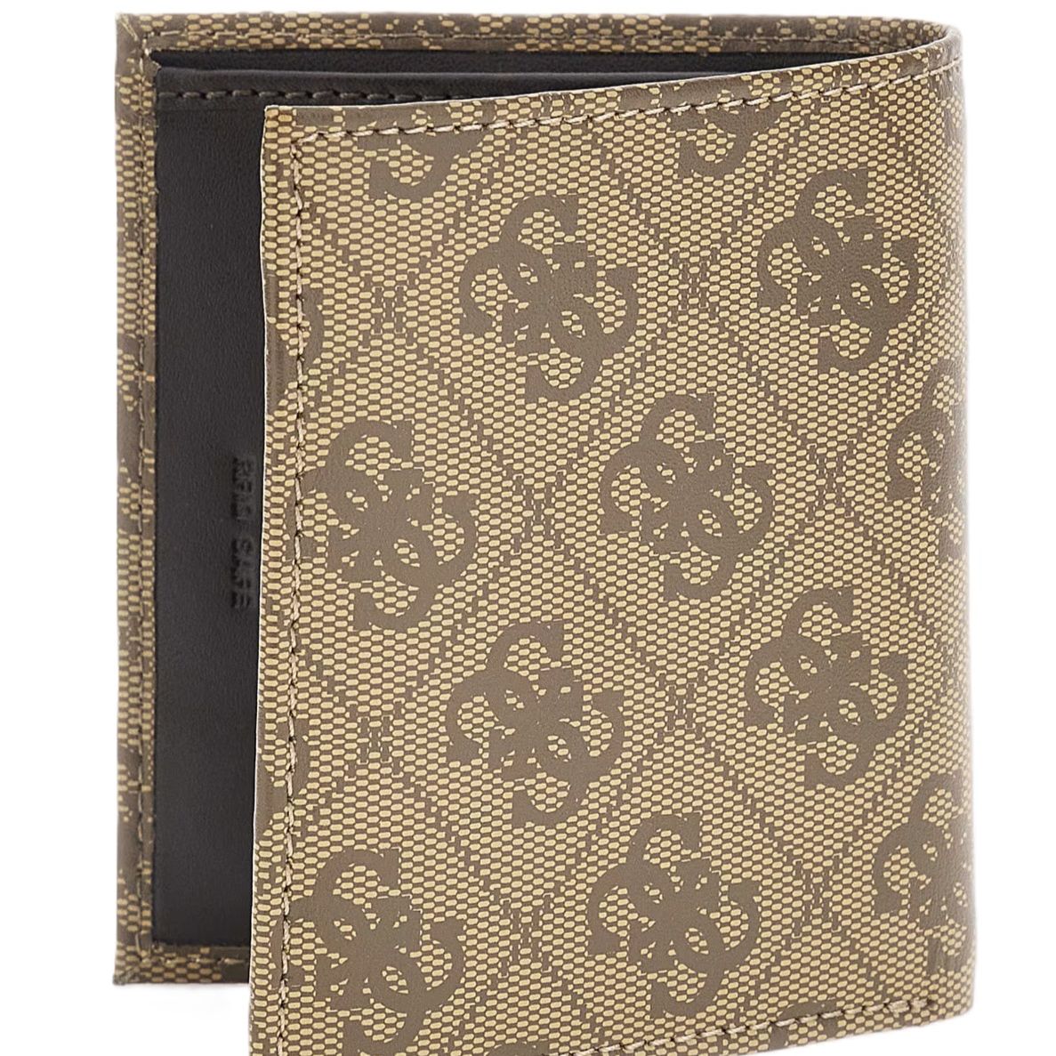 Guess Portafoglio Mini Vezzola Smart 4G Logo Beige