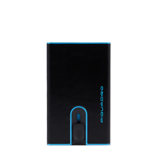 Piquadro Porta carte di credito con sliding system Nero