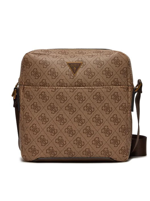 Guess Borsello a Tracolla Beige Logato