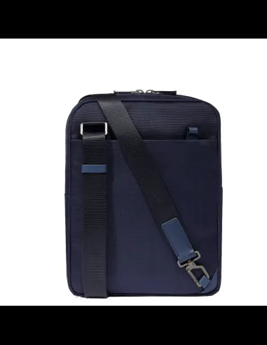 Piquadro Borsello Nevet in tessuto e pelle blu