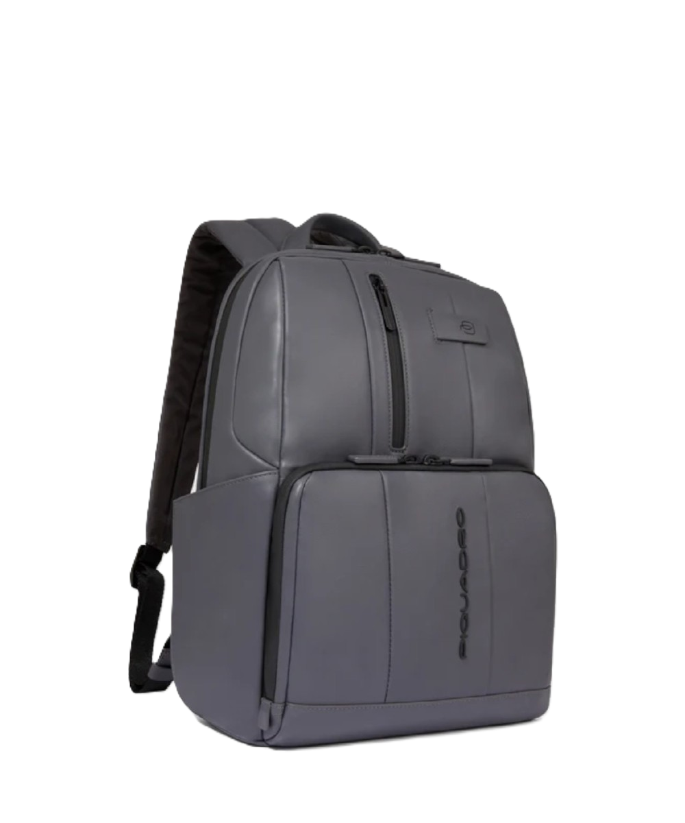 Piquadro Zaino Piquadro Urban porta pc 14", pelle Grigio/Nero