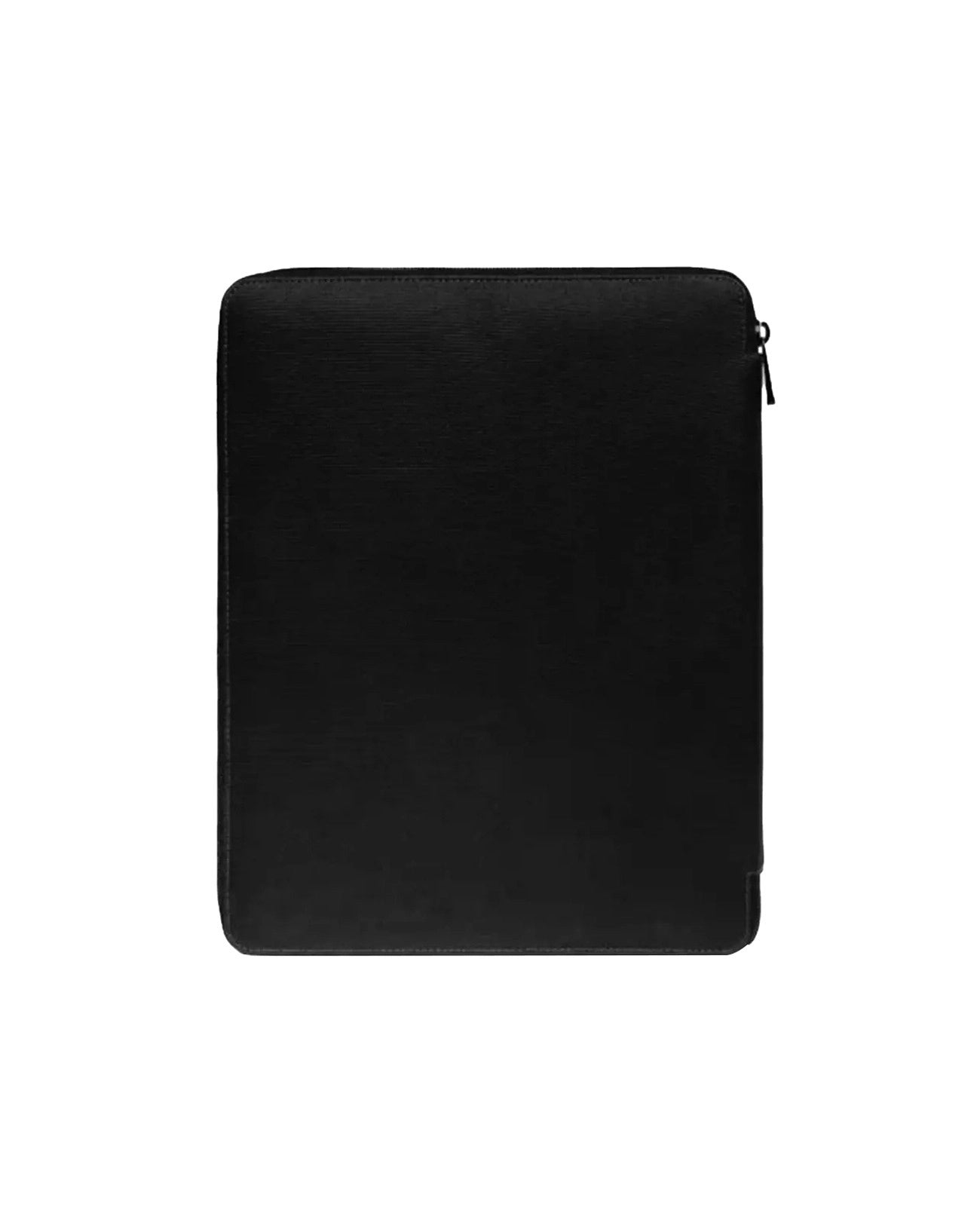 Piquadro Porta blocco zip around in pelle e tessuto iPad Pro® 12,9' Nero