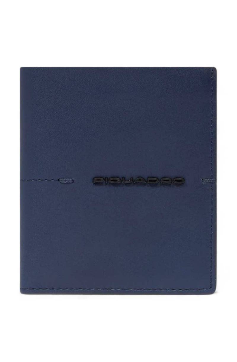 Piquadro Portafoglio Piccolo Uomo Blu