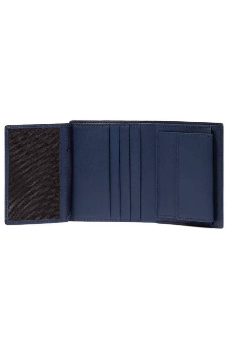 Piquadro Portafoglio Piccolo Uomo Blu