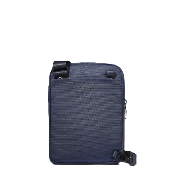 Borsello uomo porta iPad®mini in tessuto riciclato Blu