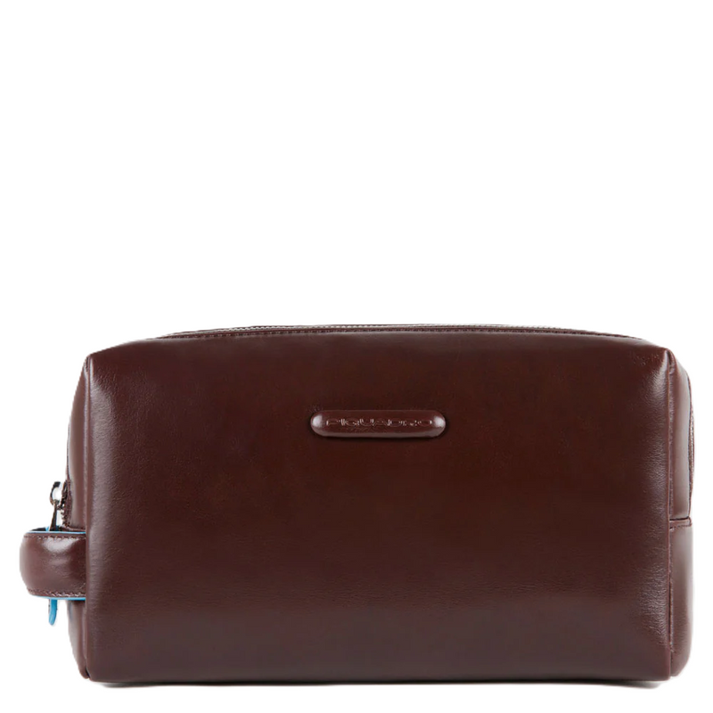 Piquadro Nécessaire da viaggio a due scomparti Mogano