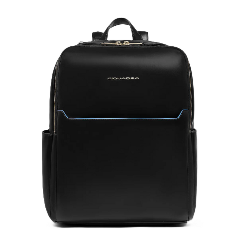Piquadro Zaino donna in pelle porta pc 14" Nero