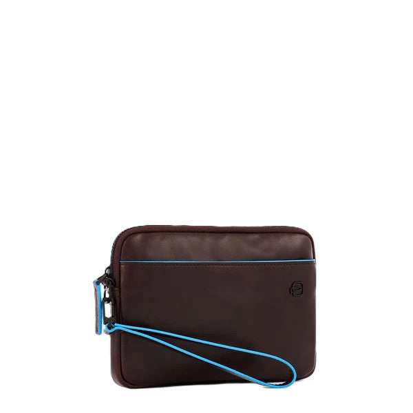 Pochette a Mano Uomo con porta carte di credito modello Marrone