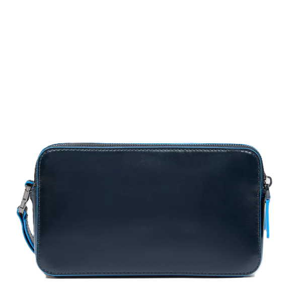 Piquadro Pochette AC4221B2 uomo a due scomparti Blu