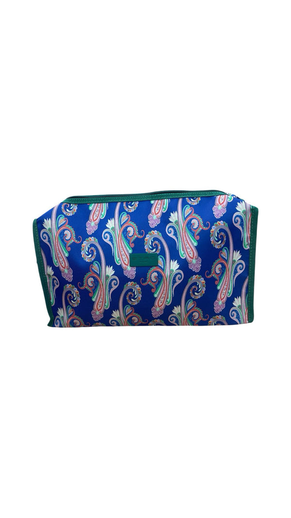 Etro Trousse Trapezio Blu